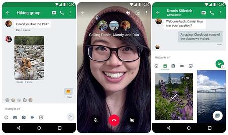 como hacer una videollamada con hangouts