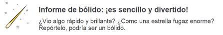 Bólidos, estrellas fugaces muy brillantes: que hacer sí veo uno y cómo detectarlos Bólidos, estrellas fugaces muy brillantes: que hacer sí veo uno y cómo detectarlos