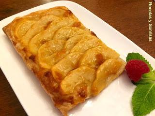 TARTA DE MANZANA CON ALMENDRA
