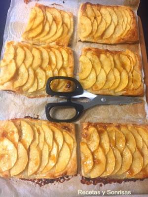 TARTA DE MANZANA CON ALMENDRA