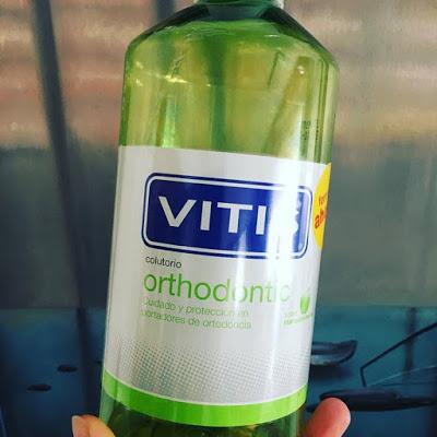 Productos Terminados Enjuague bucal de Vitis orthodontic, manzana,