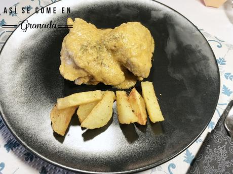 Pollo a la granadina