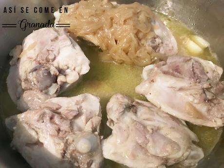Pollo a la granadina