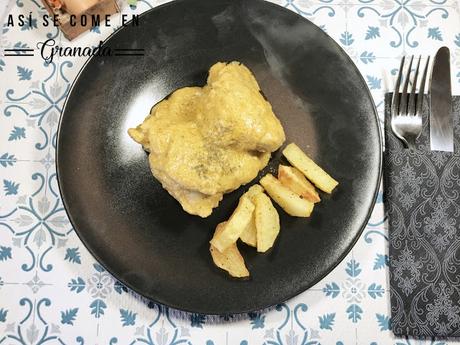 Pollo a la granadina