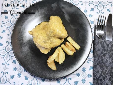 Pollo a la granadina