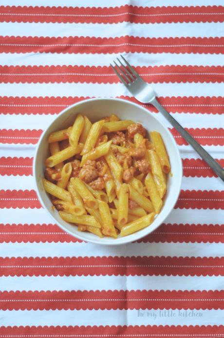 Asaltablogs- Pasta (sin gluten) a la campidanese