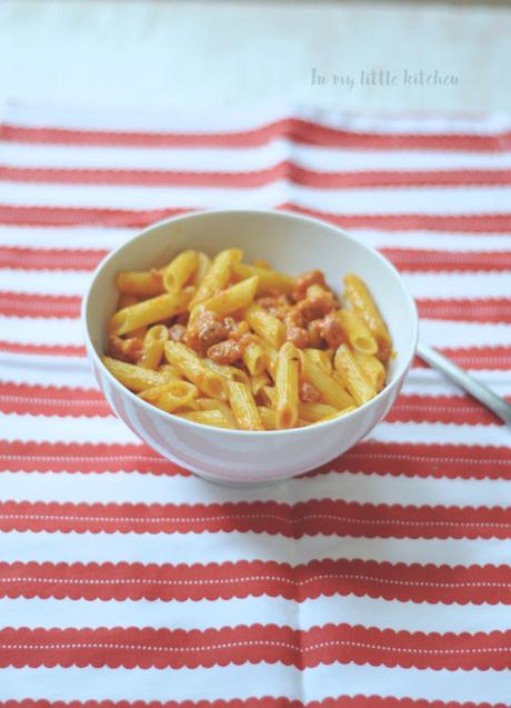 Asaltablogs- Pasta (sin gluten) a la campidanese