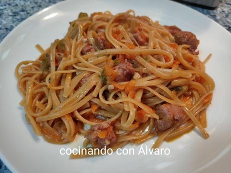 Tallarines Chinos con Verduras