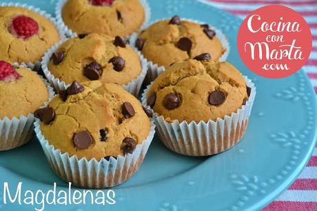Magdalenas fáciles Magdalenas fáciles