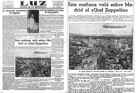 GIGANTE AÉREO surcando MADRID