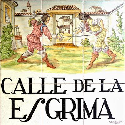 CALLE de la ESPADA y CALLE de la ESGRIMA