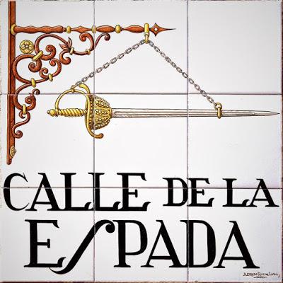 CALLE de la ESPADA y CALLE de la ESGRIMA