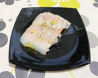 Tosta de bacalao ahumado con salmorejo