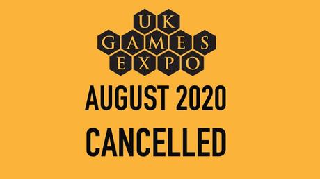 UK Games Expo 2020, cancelado
