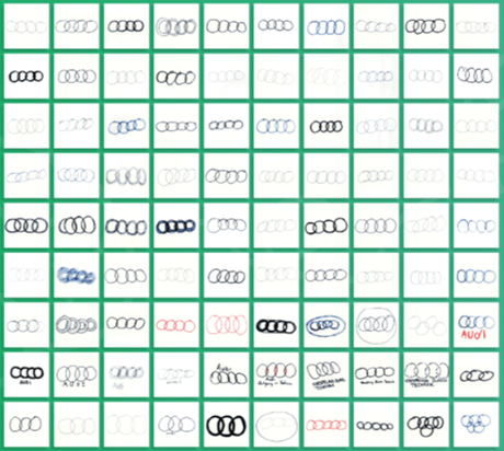 ¿Dejarías que 100 personas intentasen dibujar tu logo de memoria?