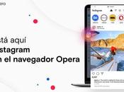 Opera ofrece acceso integrado Instagram
