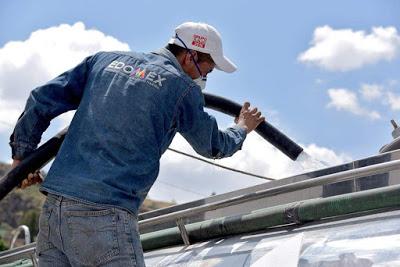 INCREMENTA CAEM A 45 MUNICIPIOS EL OPERATIVO DE AGUA CON CAMIONES CISTERNA POR EL COVID-19