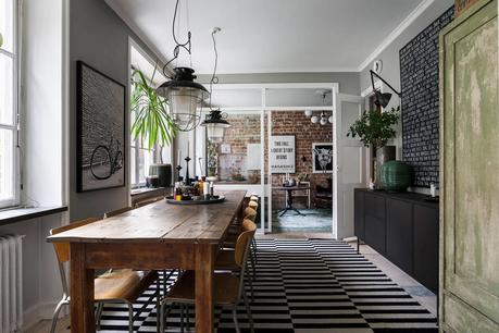 vintage style vintage kitchen vintage decor swedish decor swedish apartment scandinavian style scandi apartment nordic style industrial style estilo nórdido decoración vintage decoración sueca apartamento sueco  