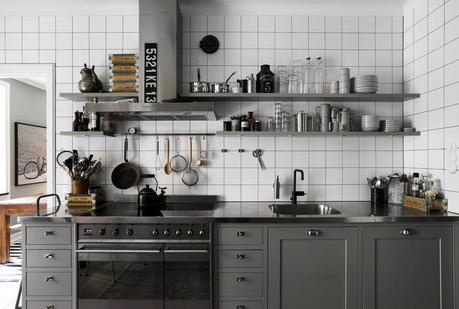 vintage style vintage kitchen vintage decor swedish decor swedish apartment scandinavian style scandi apartment nordic style industrial style estilo nórdido decoración vintage decoración sueca apartamento sueco  