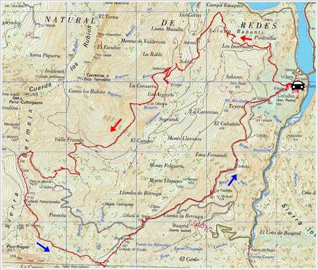 Coballes-Ablanéu-Valderosa-La Trapa