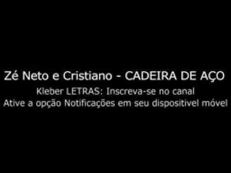 Letra Cadeira De Aco