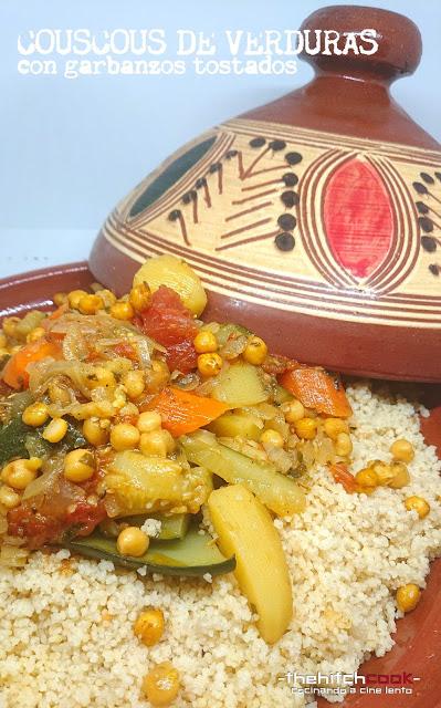 COUSCOUS DE VERDURAS CON GARBANZOS TOSTADOS