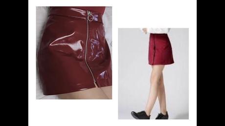 Falda Con Cremallera En La Mitad