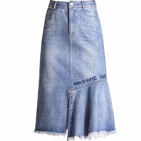 Falda Con Cremallera En La Mitad