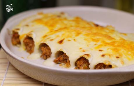 Canelones de carne caseros, receta tradicional italiana