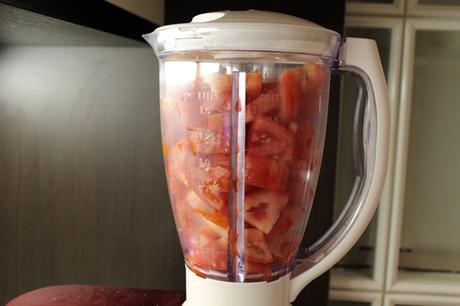 Salmorejo cordobés, receta tradicional paso a paso Salmorejo cordobés, receta tradicional paso a paso