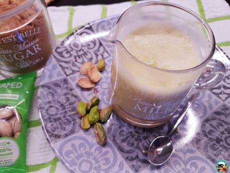Leche vegetal de pistachos