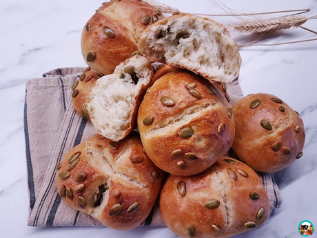 Panecillos semillas de calabaza