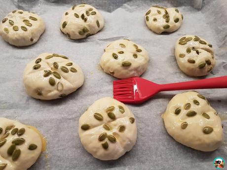 Panecillos semillas de calabaza