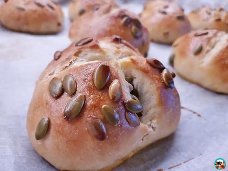 Panecillos semillas de calabaza
