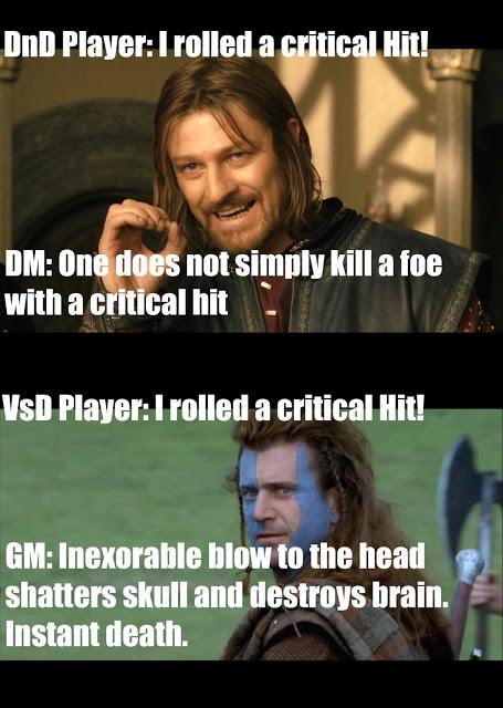 D&D vs VsD: Críticos
