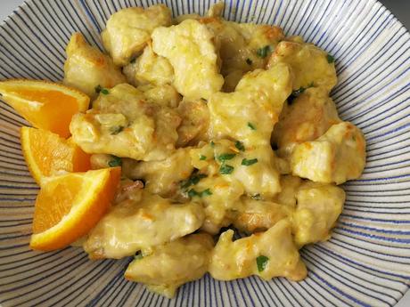 PAVO CON NARANJA Y  JENGIBRE