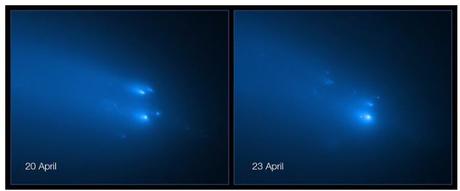 El cometa ATLAS se está desintegrando El cometa ATLAS se está desintegrando