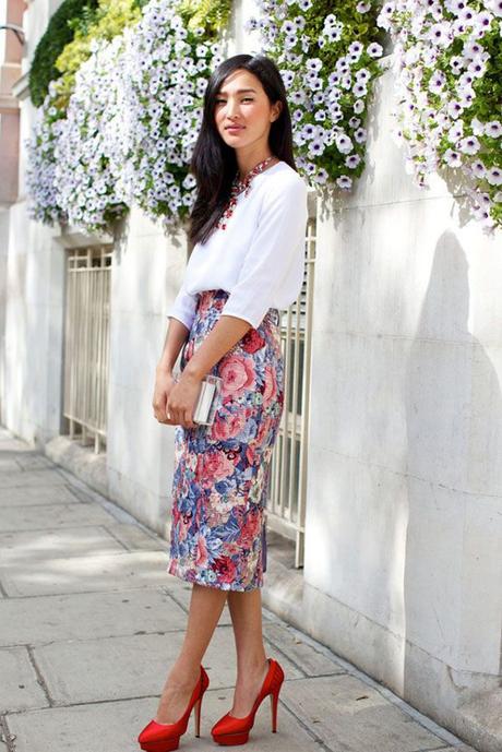 Falda Larga Con Camisa Blanca Para Boda