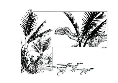 Las criaturas mesozoicas de Kristian Bay Kirk