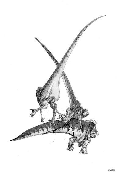 Las criaturas mesozoicas de Kristian Bay Kirk