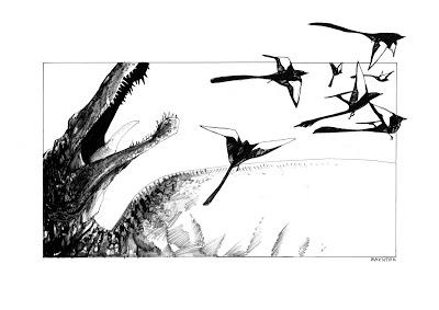 Las criaturas mesozoicas de Kristian Bay Kirk