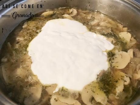 Galets sin gluten rellenos de pollo y gratinados. Juego de blogueros 2.0