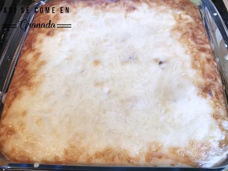 Galets sin gluten rellenos de pollo y gratinados. Juego de blogueros 2.0