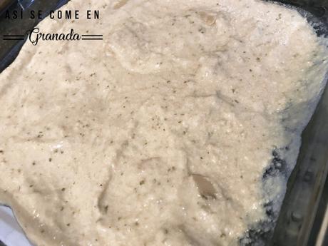 Galets sin gluten rellenos de pollo y gratinados. Juego de blogueros 2.0