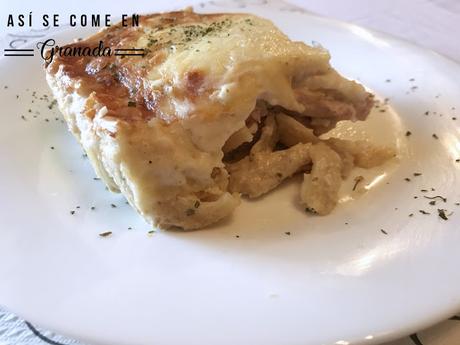 Galets sin gluten rellenos de pollo y gratinados. Juego de blogueros 2.0