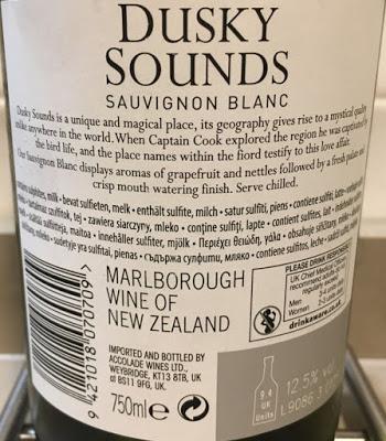 Dusky Sounds Sauvignon Blanc 2018, de Accolade Wines Ltd