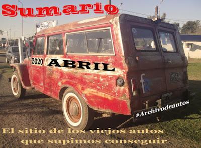 Sumario de abril de 2020