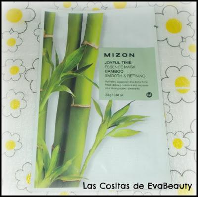 mascarilla facial alisante e iluminadora bambú MIZON cosmética coreana en Notino