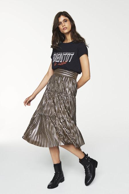 Combinar Falda Tubo Flores