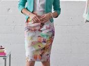 Combinar Falda Tubo Flores